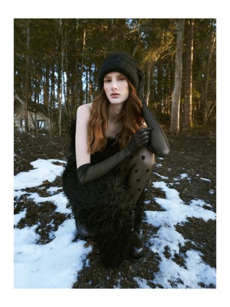 Joni Gerlach, Faces, Glamour, Editorial, Fashion, snow, mode, schnee, frozen, berge, austria