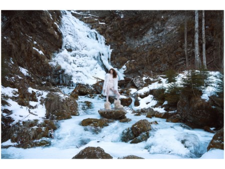 Joni Gerlach, Faces, Glamour, Editorial, Fashion, snow, mode, schnee, frozen, berge, austria