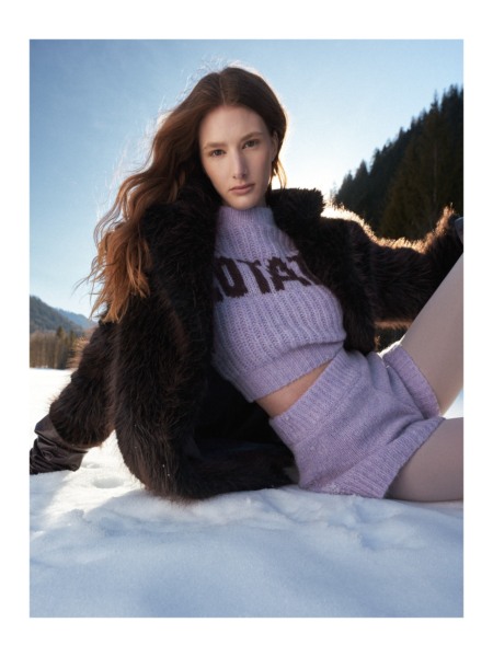 Joni Gerlach, Faces, Glamour, Editorial, Fashion, snow, mode, schnee, frozen, berge, austria