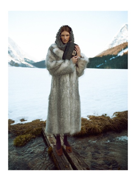 Joni Gerlach, Faces, Glamour, Editorial, Fashion, snow, mode, schnee, frozen, berge, mode